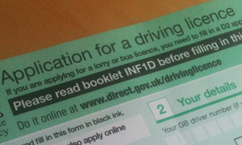 How can you change the address on your driving license online?
